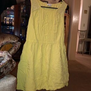 Yellow sun dress